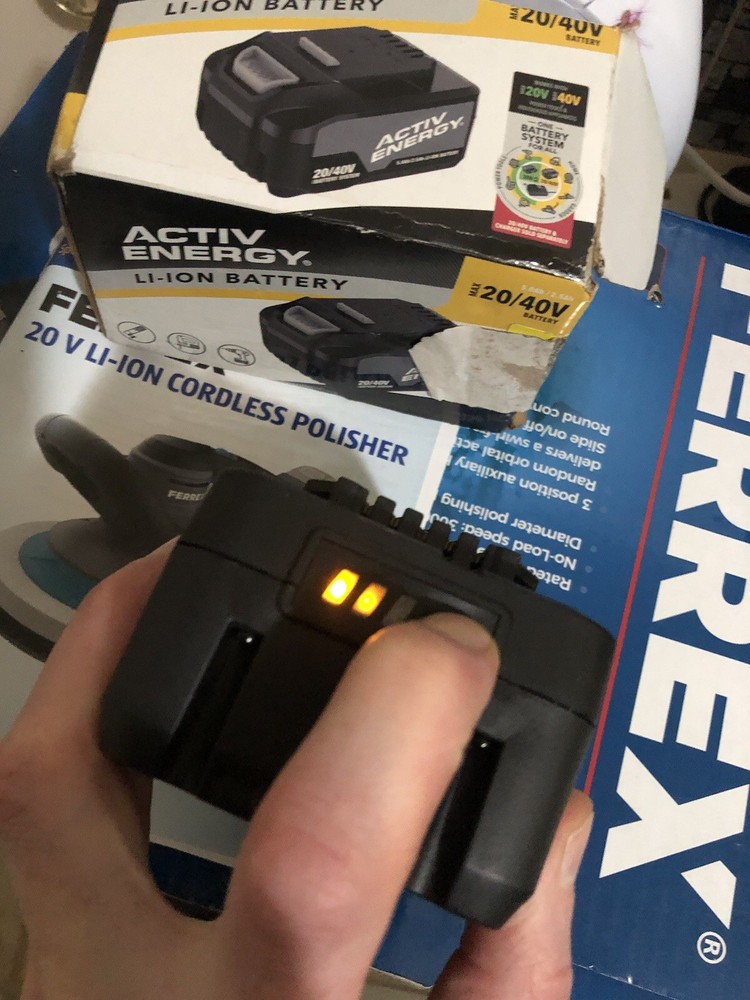 Cordless Polisher & Battery