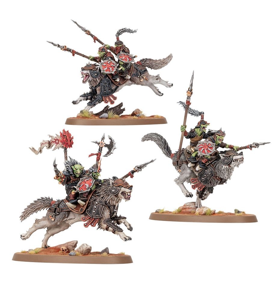Warhammer: GLOOSMPITE GITZ: SNARLPACK CAVALRY
