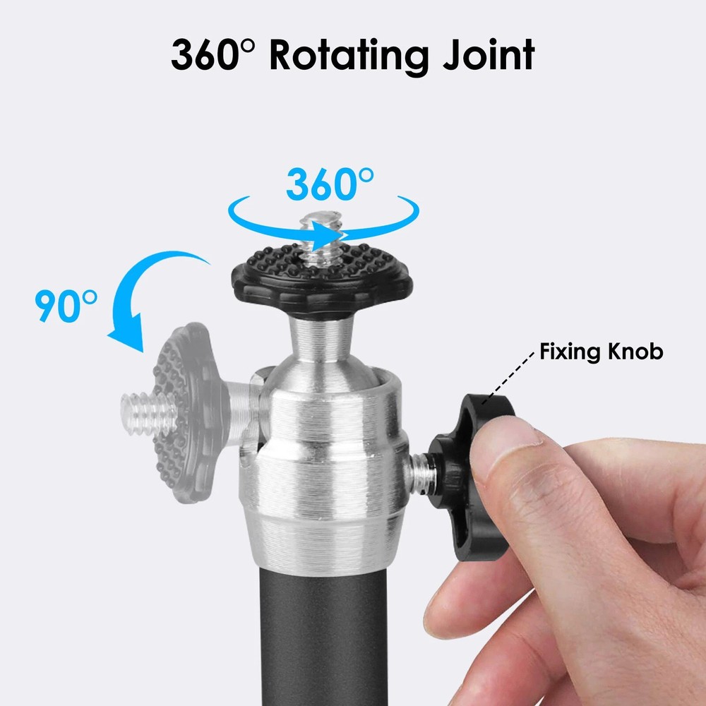 360° Rotatable Universal Wall Ceiling Mount Stand for Mini Projector DVR Camera