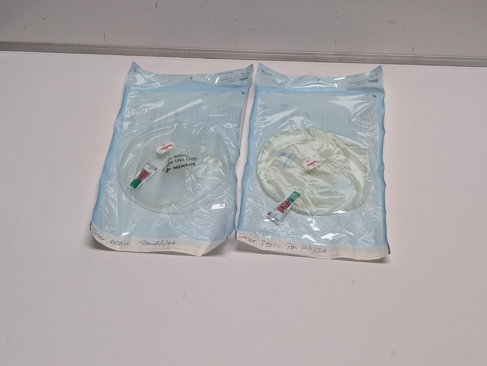 2 pcs. MENTOR 750CC & 600CC   Silicon Sizer (USED).