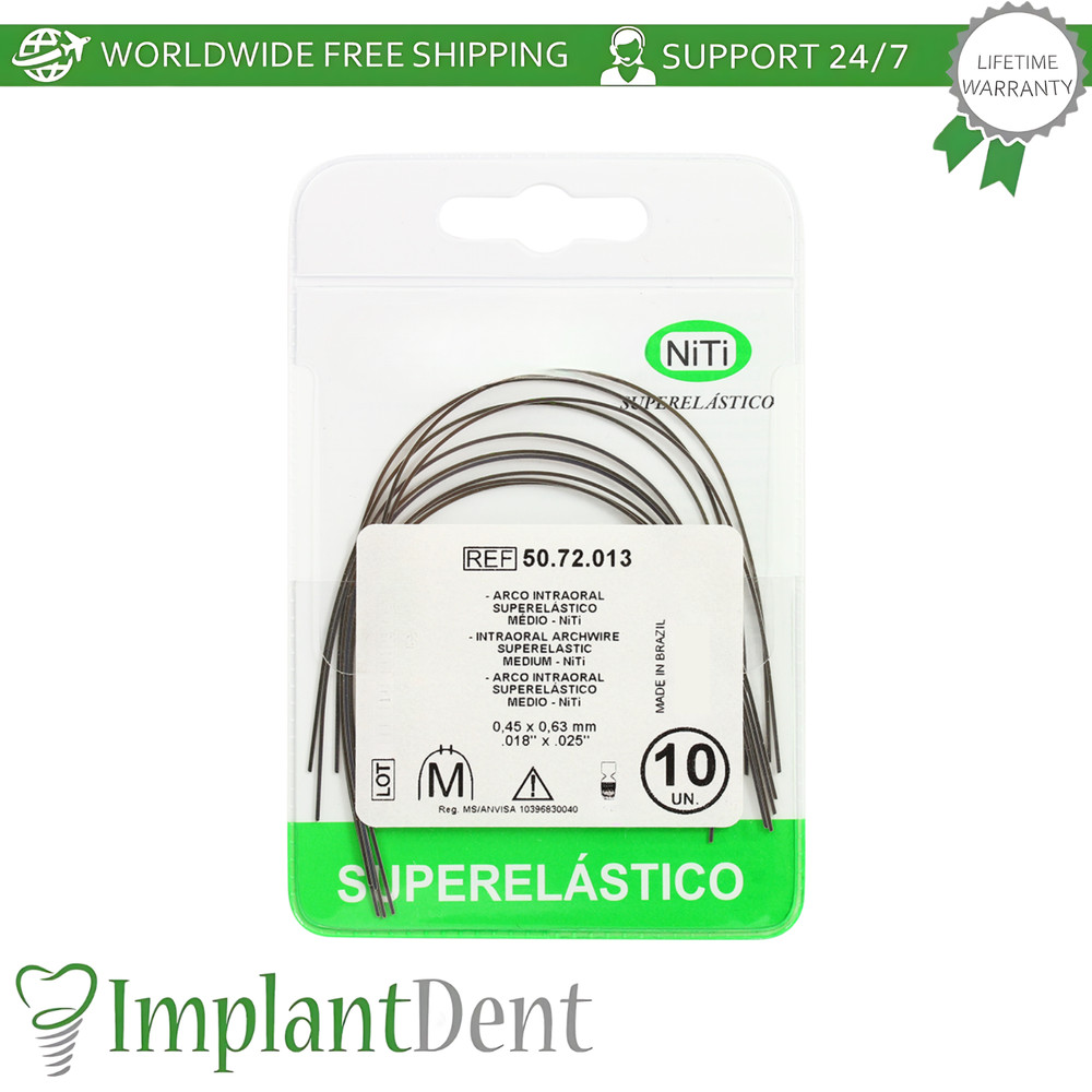 NiTi Superelastic Rectangular Dental Archwire for Orthodontic Alignment
