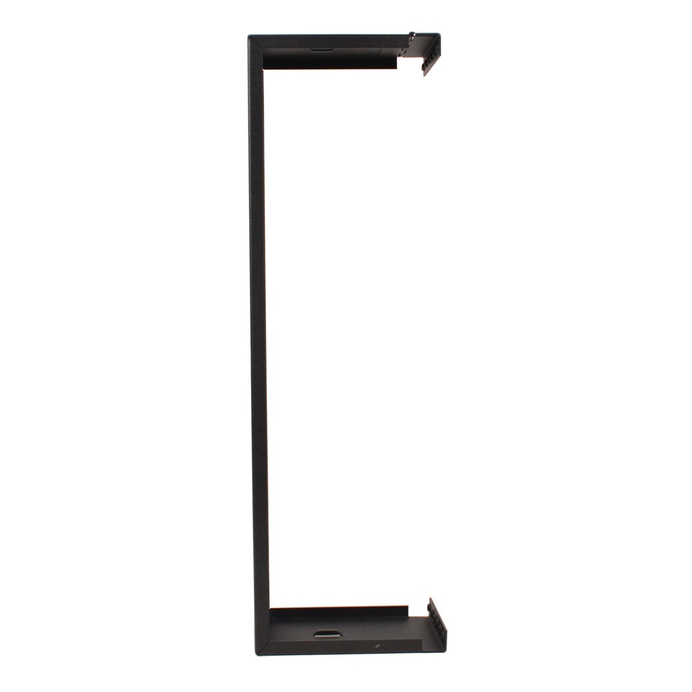 19" Two Space 2U Steel Wall Mount Hinged Swing Out Patch Panel Bracket 6" Deep