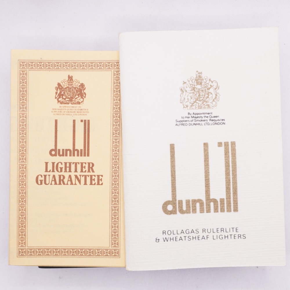 Dunhill Lighter Gold Florentine Opal Pattern_Ultrasonically cleaned_Working