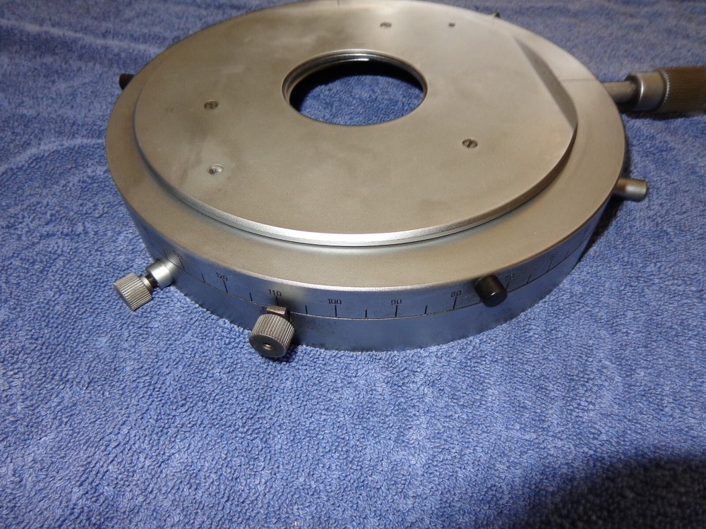 OPTICAL COMPARATOR CROSS SLIDE 8.5"DIA. ROTARY TABLE