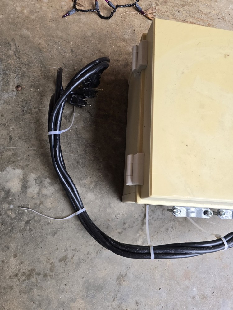 Animated Lighting Halloween Control Panel Electric Halloween Untested Parts