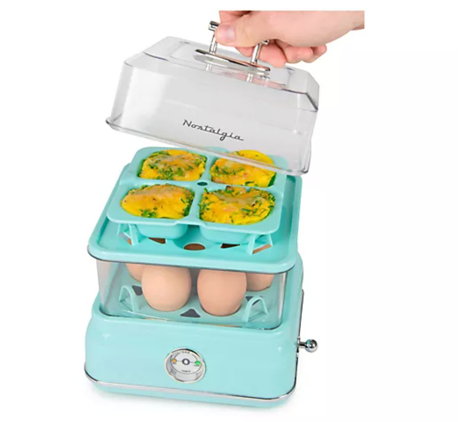 Nostalgia Classic Retro 14-Capacity Egg Cooker