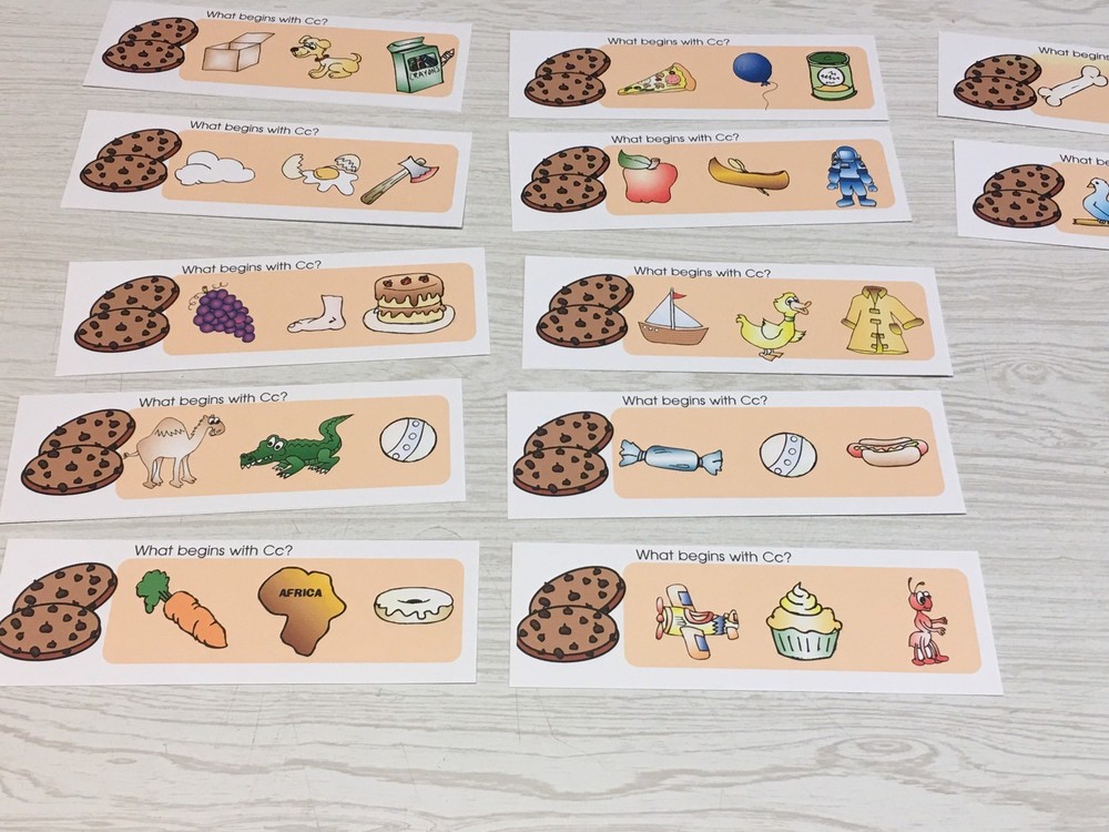 Phonics Cc- What Begins With Cc - Laminated Activity Set - Teaching Supplies
