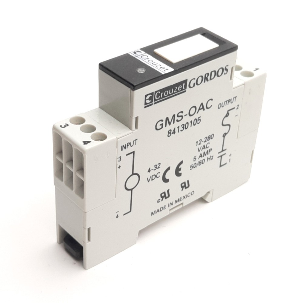 Crouzet GMS-OAC Relay Module 4-32VDC Input, 12-280VAC Output, 5A, Display LED
