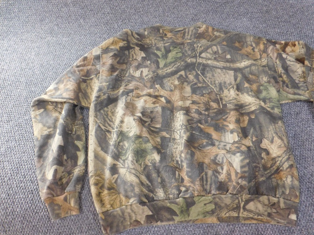 Chase Authentics Mens Sweatshirt Extra Large Green Camo pullover outdoors