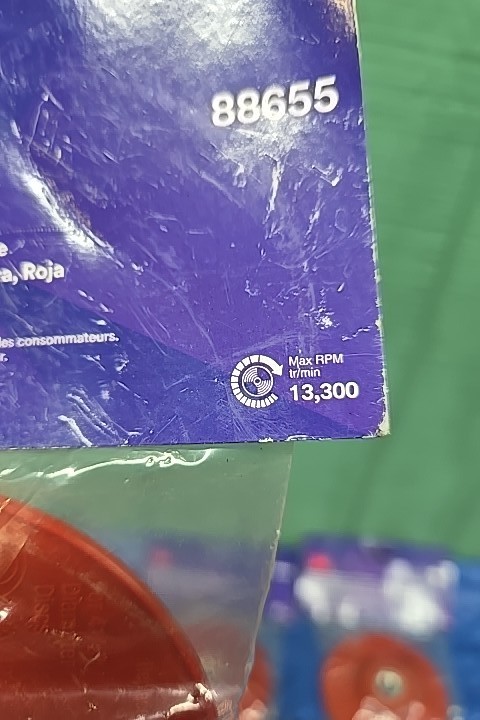 3M Disc Back Up Pad - 88655 Very Hard Red Pad
