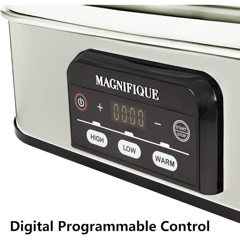Oven Safe Casserole Slow Cooker Digital Programmable 4 Quart Dishwasher Safe New