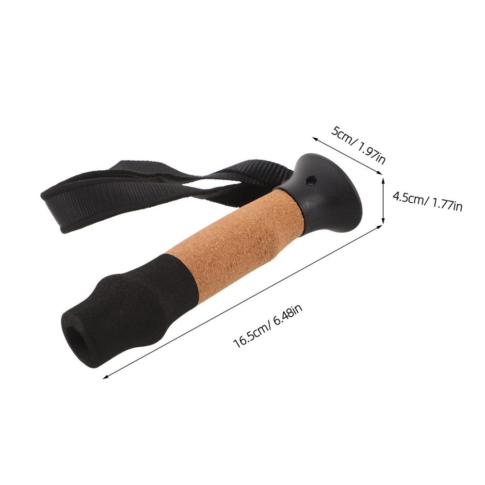Hiking Pole Cork Handle Walking Cane Grip Climbing Sticks Replacement Grips