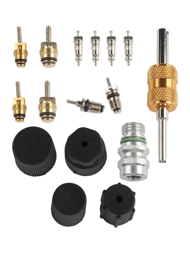 Air Conditioning Valve Core Kit for R12 For R134a AC Systems Replacement Tool