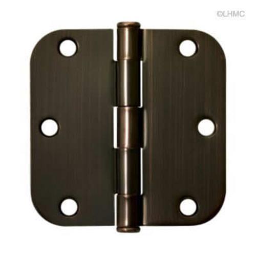 (12 Pack) Door Hinge 3-1/2" - 5/8" Radius Round Corner (484-045)