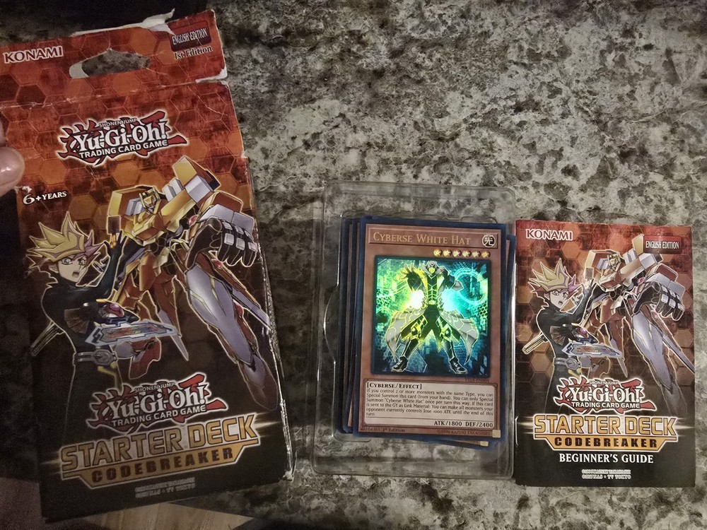Konami Yu-Gi-Oh! Starter Deck: Codebreaker 1st Edition Cyberse White Hat Holo