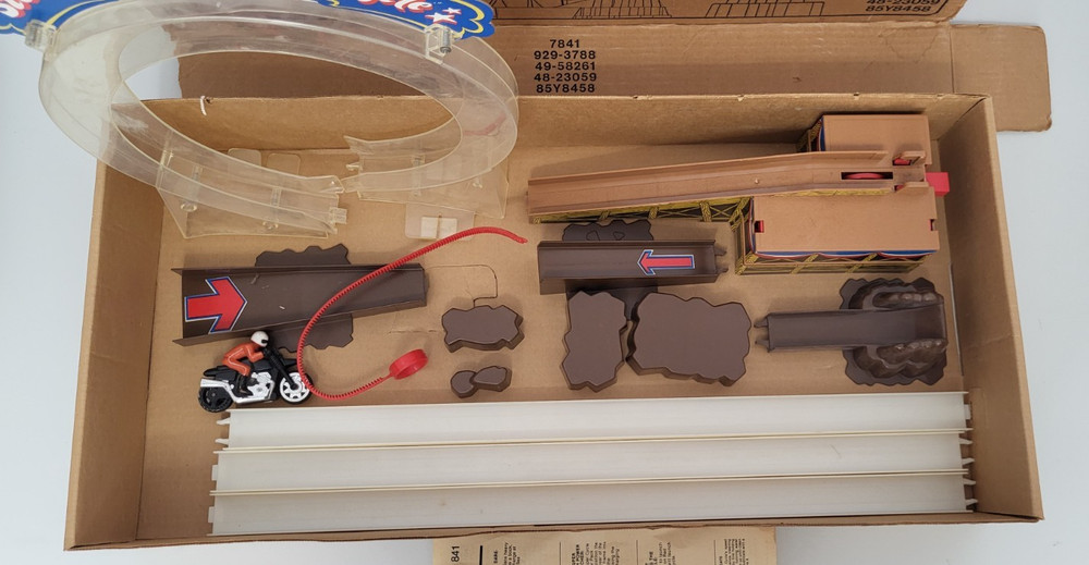 Schaper STOMPER SSC Super Cycle Daredevil Loop Set #7841 Complete Tested Works