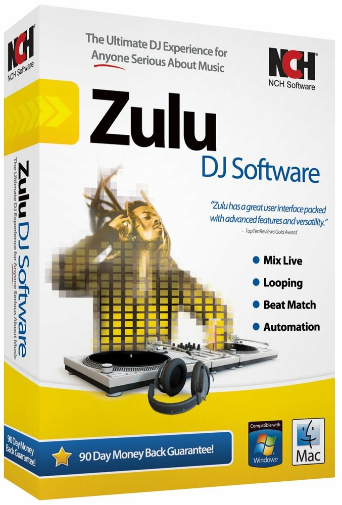 Zulu Virtual DJ Mixing Software , Audio Mix Edit DJ solution Home Edition