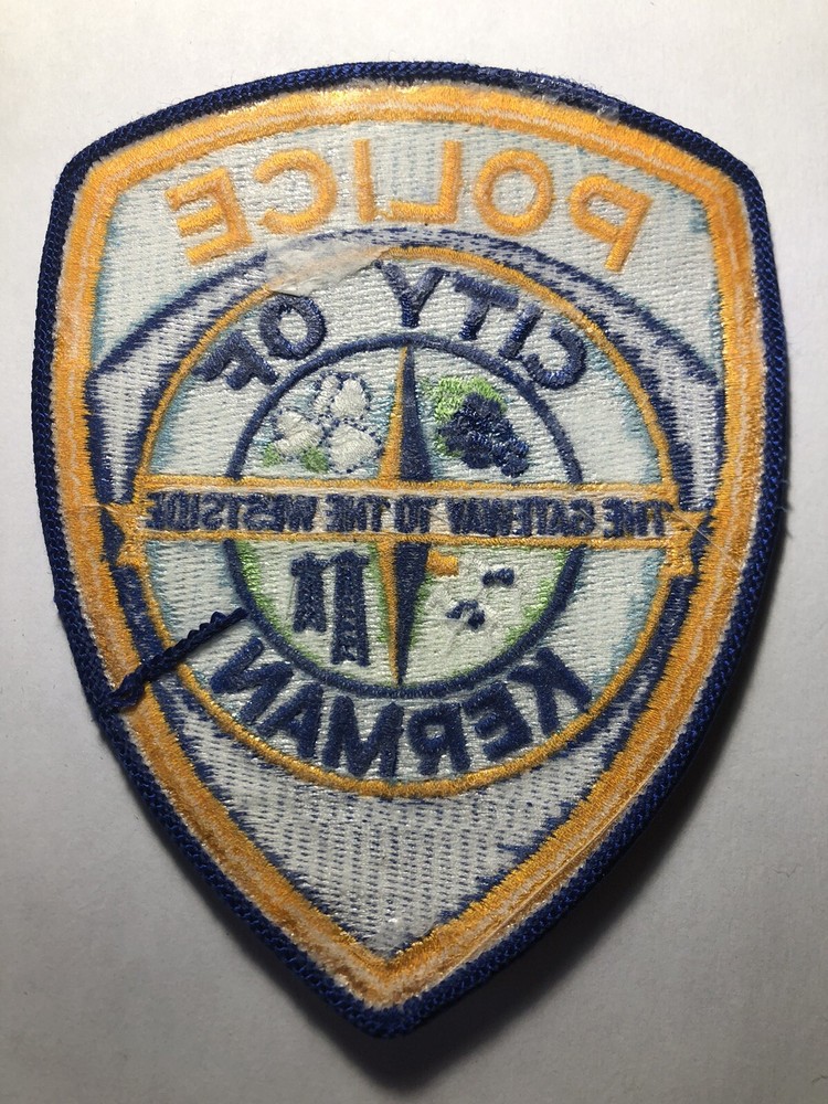 Kerman California Police Patch ~ Style 2