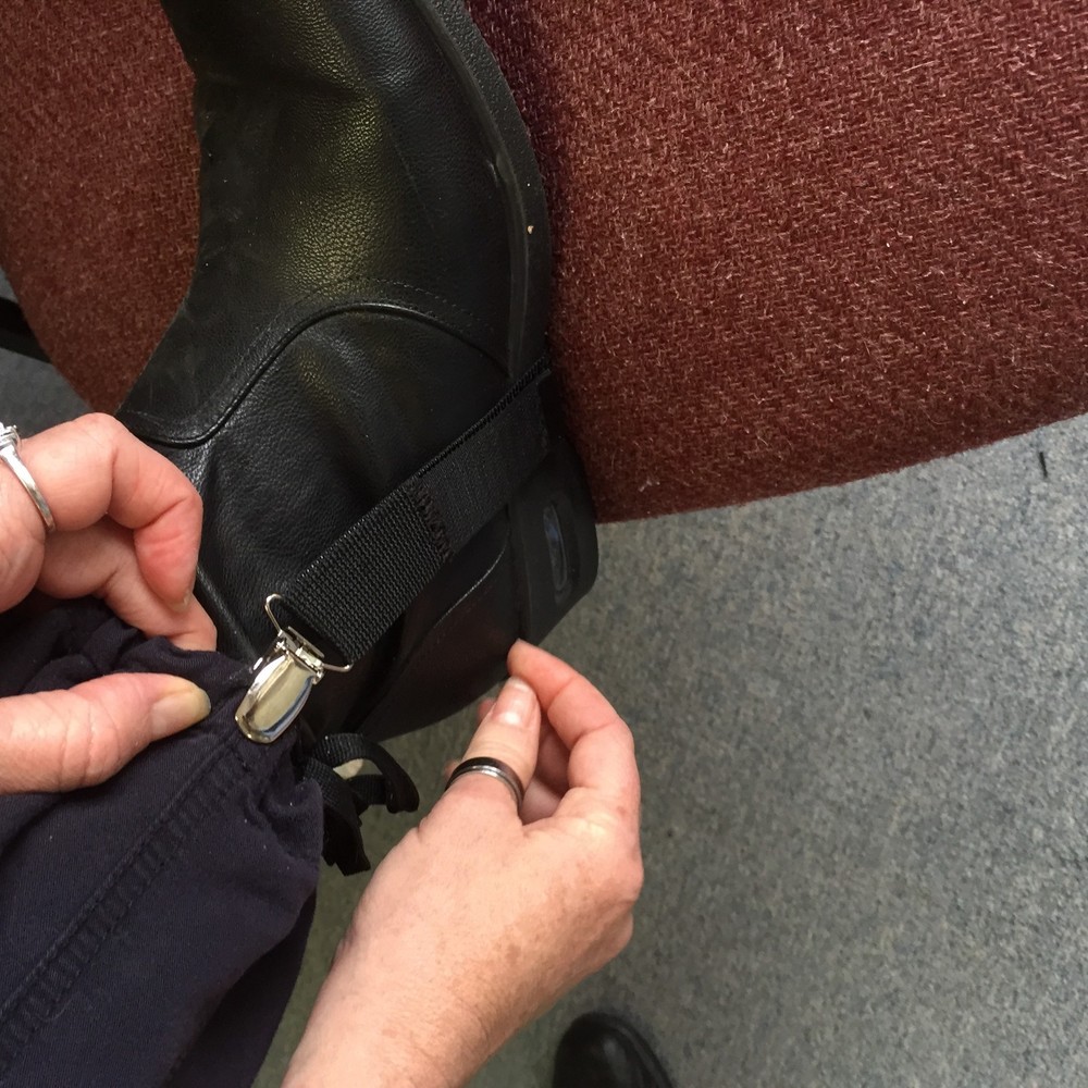 Boot Straps Hold Pants Down Motorcycle Outside or Inside Boots