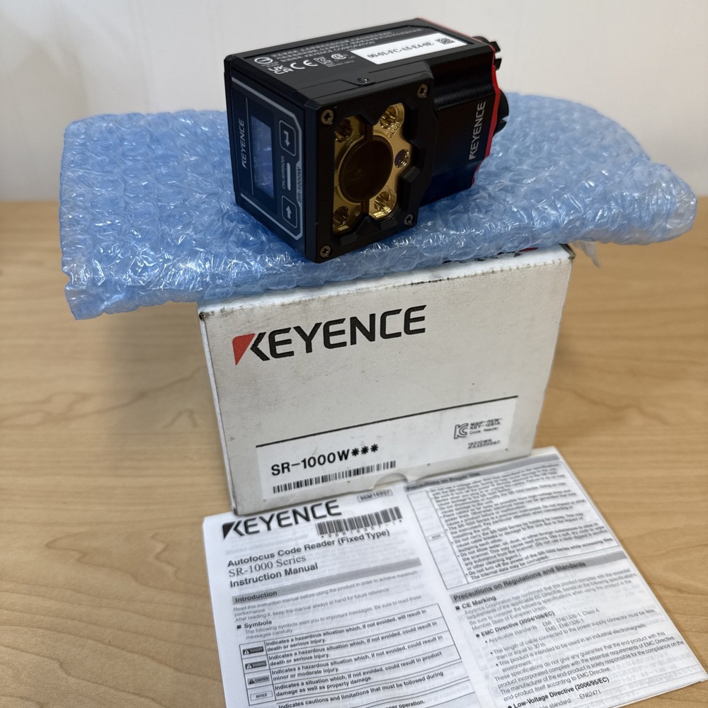 NEW! Keyence SR-1000W Fixed Autofocus Barcode Code Reader - Nov 2022
