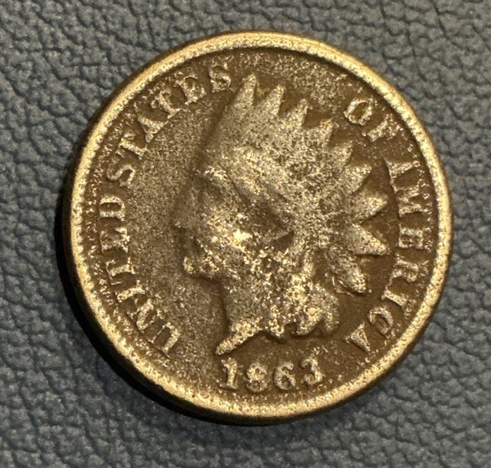 1863 Indian Head Penny – Early Copper Cent