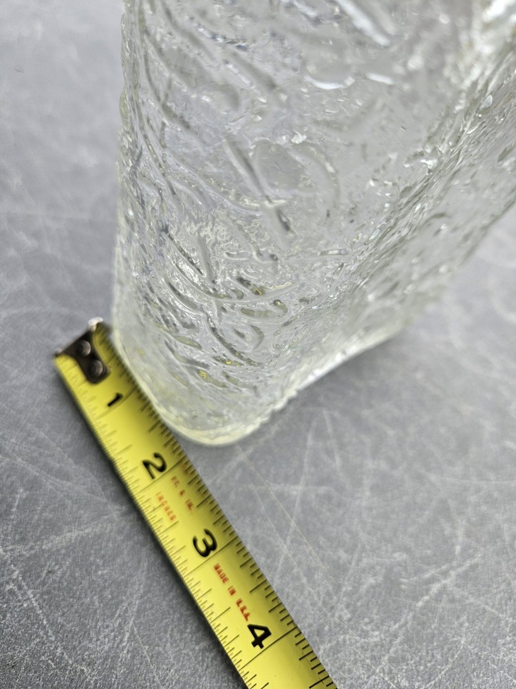 Vintage Anchor Hocking Thin Refrigerator Bottle Embossed Side Spout