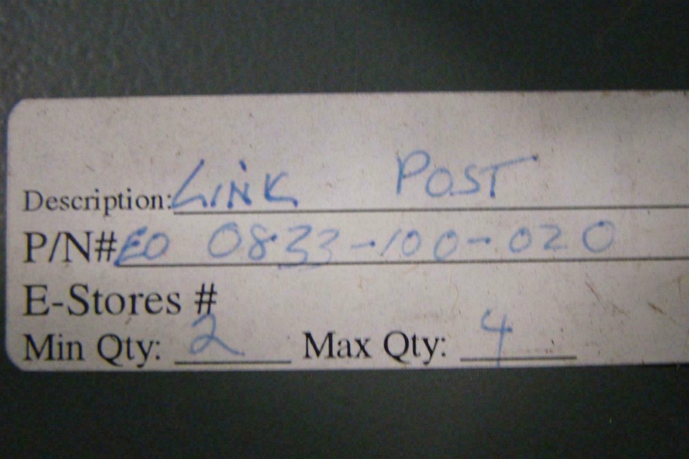 Fanuc Robotics Link Post E0 0833-100-020