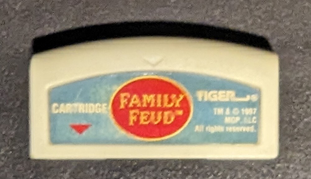 Family Feud Cartridge ELECTRONIC HANDHELD GAME TIGER SYSTEM - ***UNTESTED***