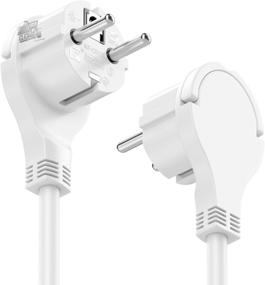 3 Outlet Compartments With Flat Connector Electrical Cable for Inter