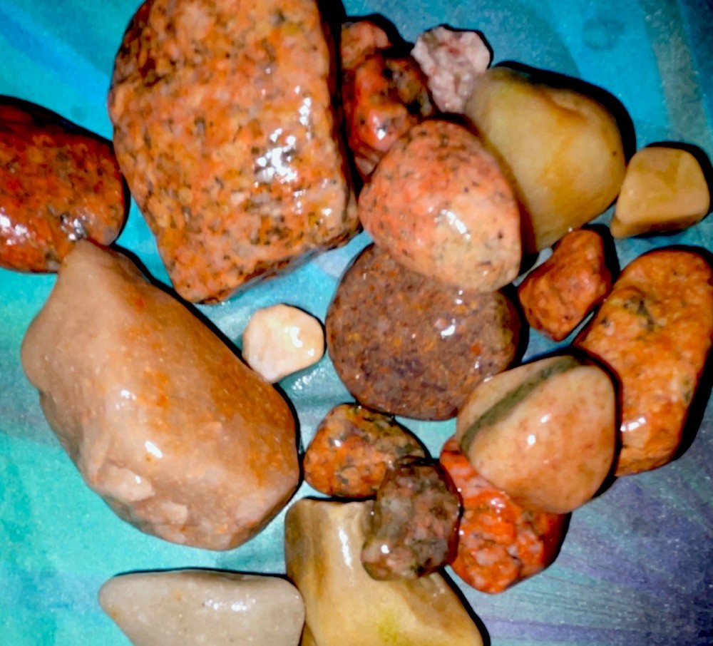 Assorted Polished and Tumbled Rocks Mineral Specimens Collection