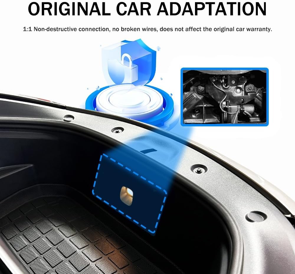 Power Frunk Soft Closing System Tesla ModelY With Electric Auto Suction Function