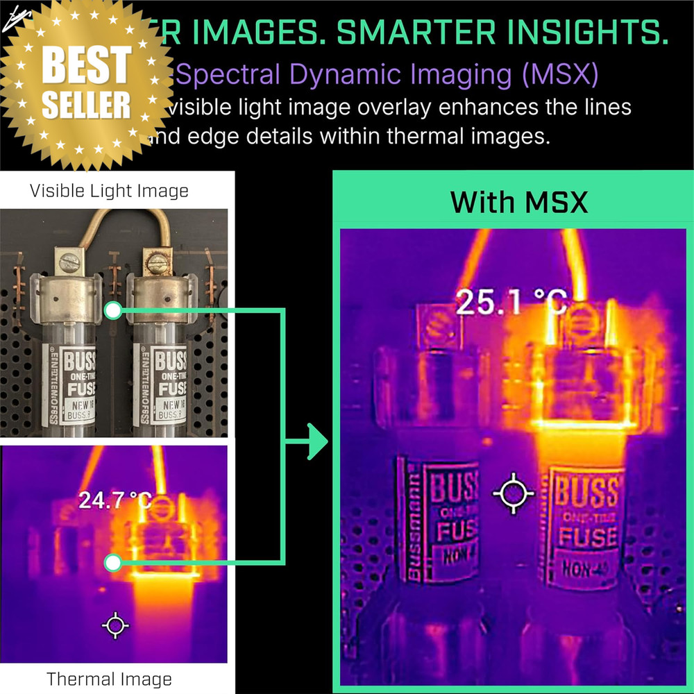 Edge Pro Thermal Camera 480x360 160x120 IR Bluetooth iOS Android Phone