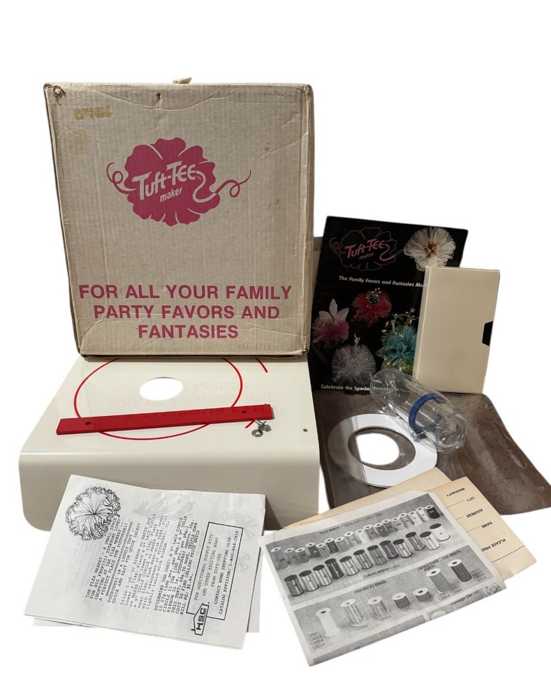 Vintage Tuft-Tee Maker Craft Kit 1990s Crafter Tool