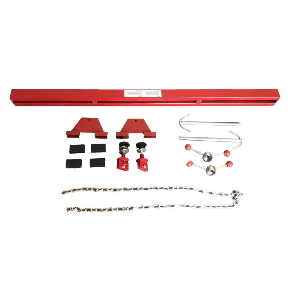 Engine Load Leveler Support Bar w/ Long Support Chains 1100lb Red