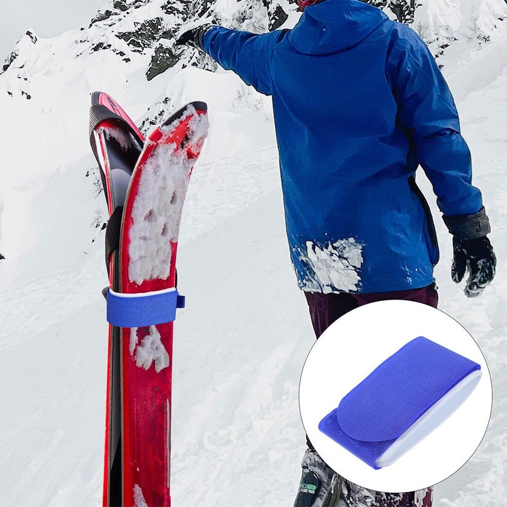 6 Pcs Snow Board Binding Strap Skis Fixing Belt Accessory Fastener Tie