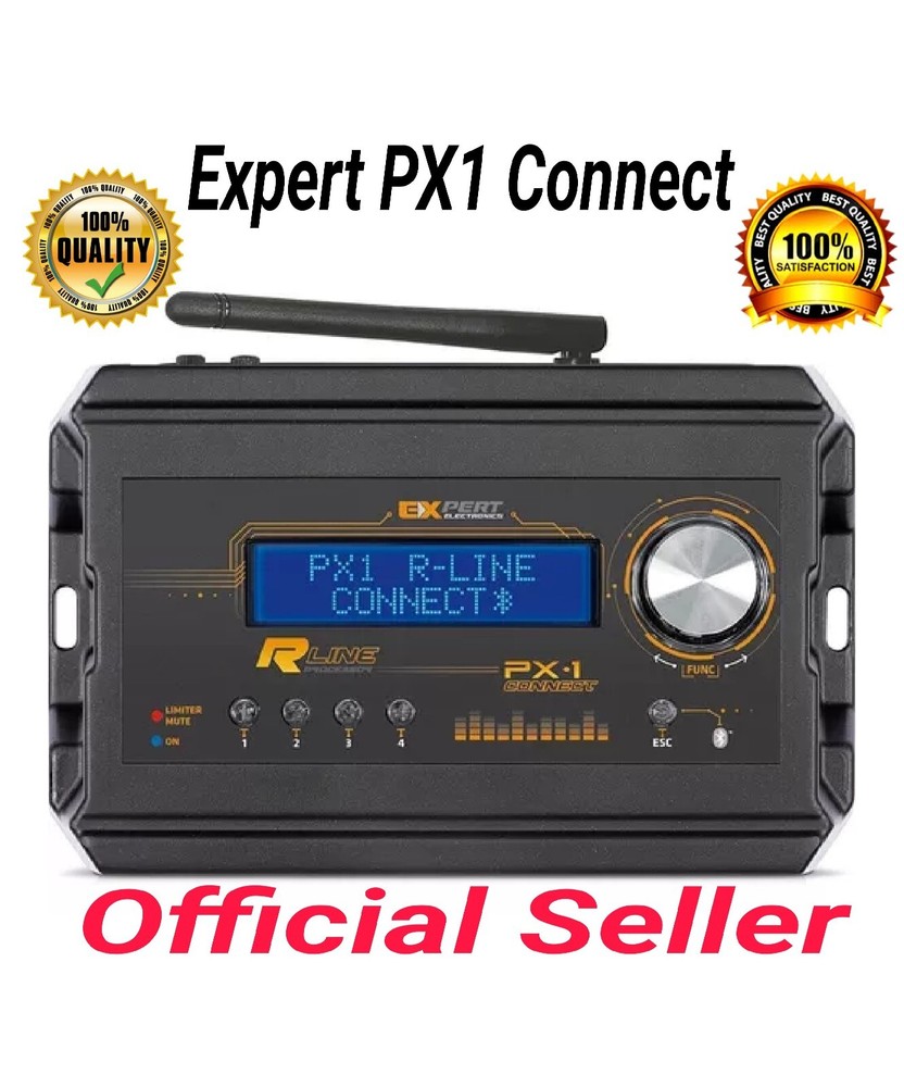 Expert Electronics PX1 Connect 4 Way Audio Processor 28 Band Equalizer Bluetooth