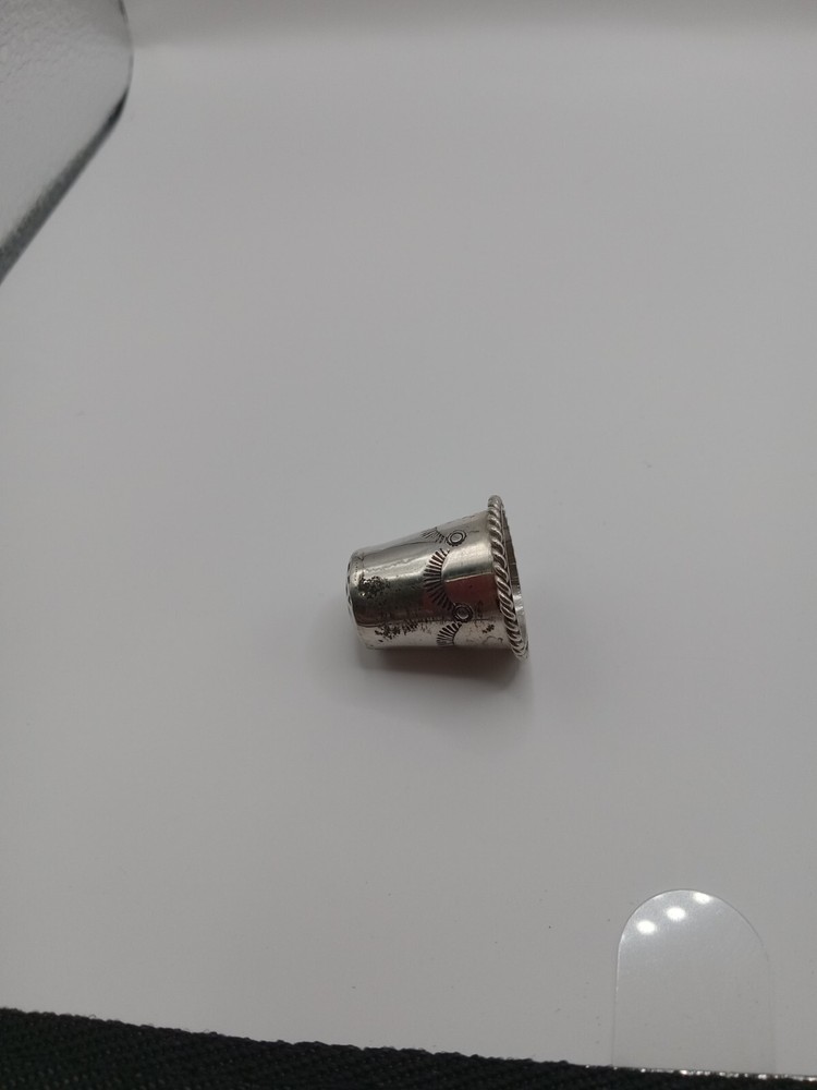 Sterling Native American Vintage Thimble