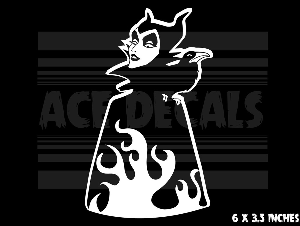 Maleficent - Sleeping Beauty - Car laptop vinyl decal sticker