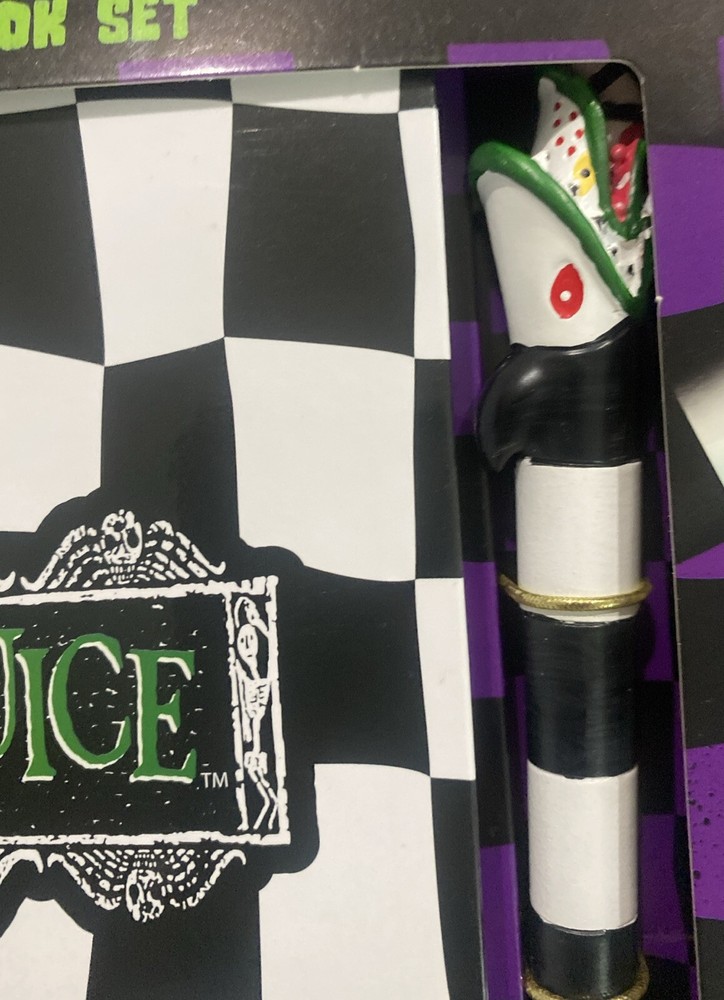 Beetlejuice Notebook Set With Pen Bundle Stationary Fun New