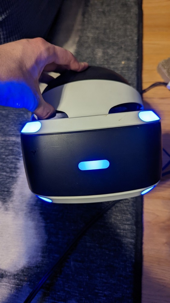 Sony PlayStation VR Headset with Camera, Controllers, and Stand (Tested Working)