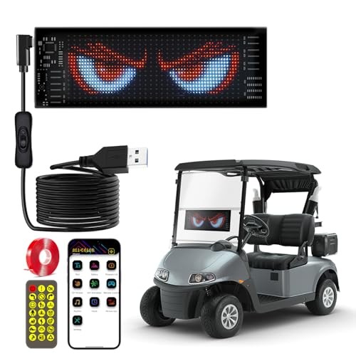 Devil Eyes Light for Cars, 7"x3" - Flexible Ultra-Thin LED Panel with Dual