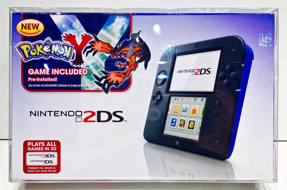 1 Box Protector for NINTENDO 2DS Console Boxes (NTSC) Fits Zelda Link Clear Case