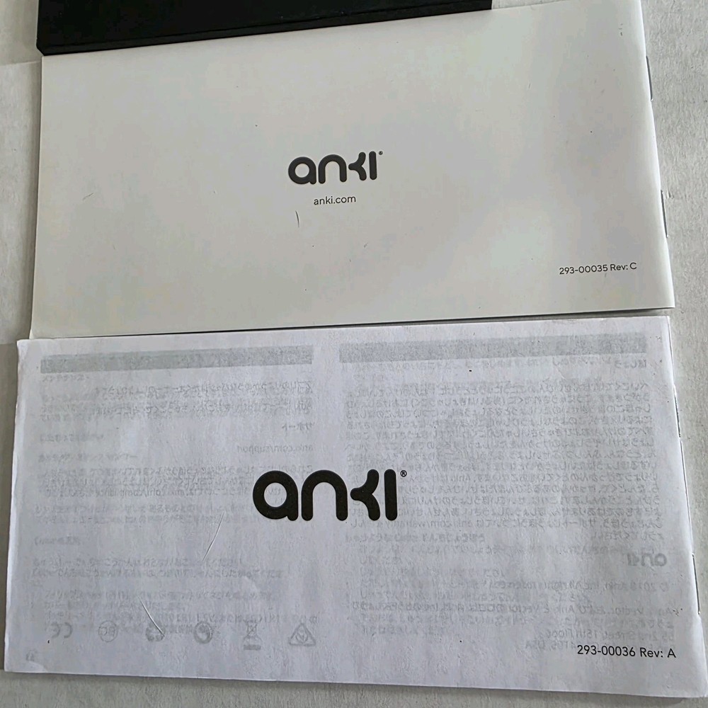 ANKI Vector Quick Start Information Guide Book Pamphlet Replacement