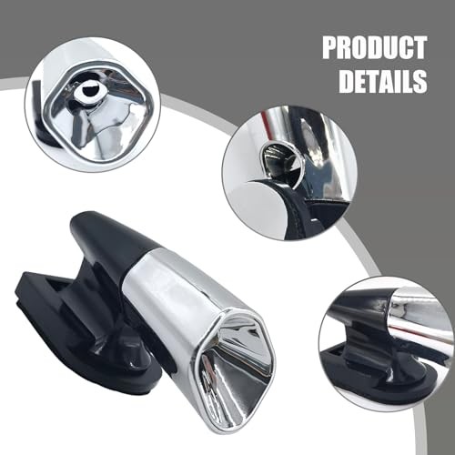 Pack-4 Car Deer Warning Devices, ABS Deer Whistles Repeller, 4 PCS Silver