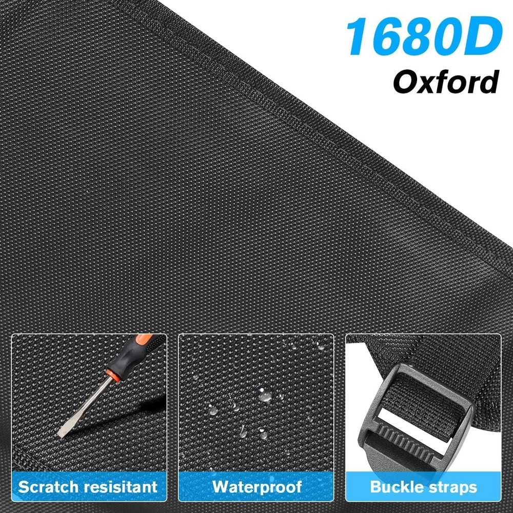 Middle Clear Rear Windshield Window Compatible With For UTV Black