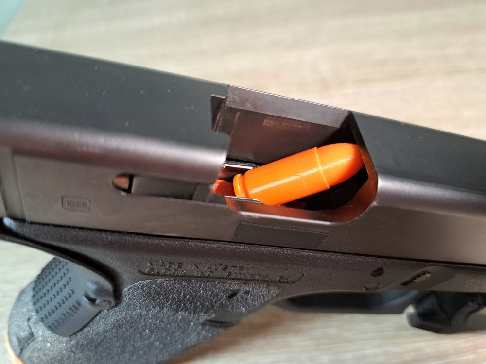 9mm Dummy Rounds, Snap Caps | Training | Dry Fire | 100% Solid Infill | 25 Pack