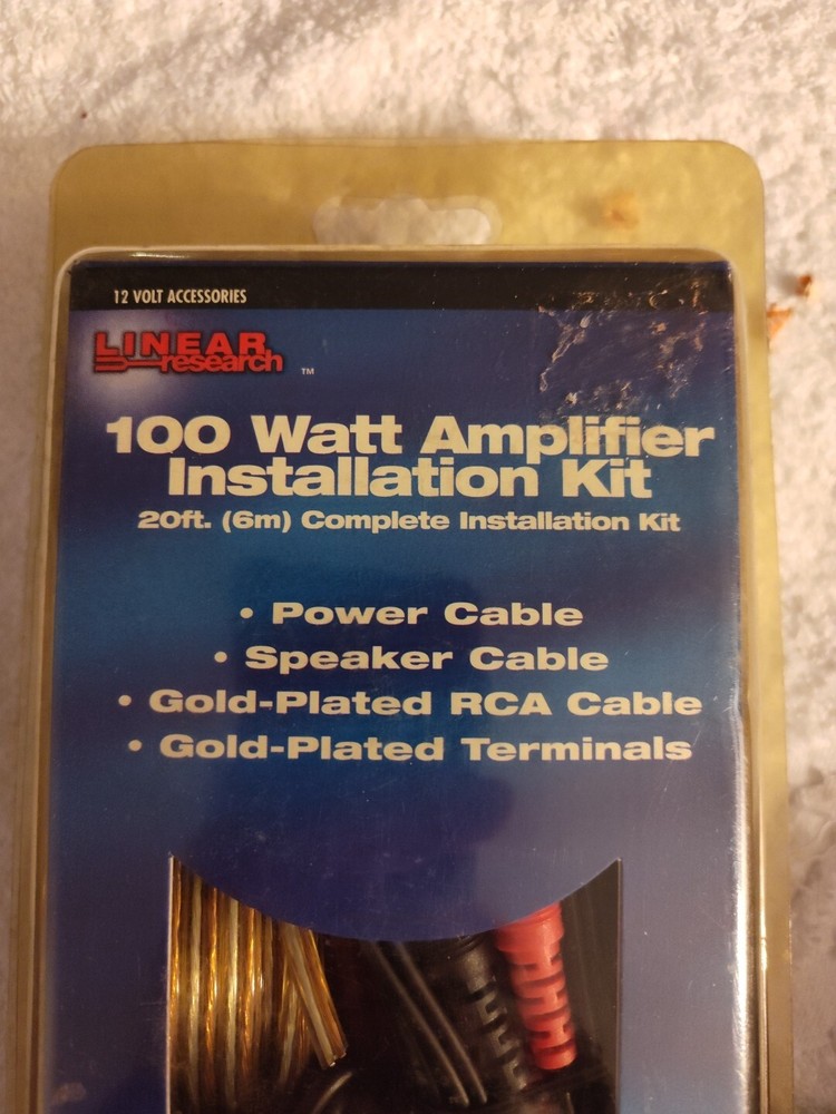 NIP Linear Research 100 Watt Amplifier Installation Kit