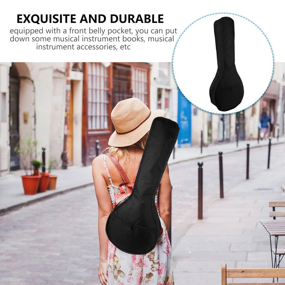 Practical Mandolin Bag Thicken Mandolin Backpack Portable Mandolin Bag