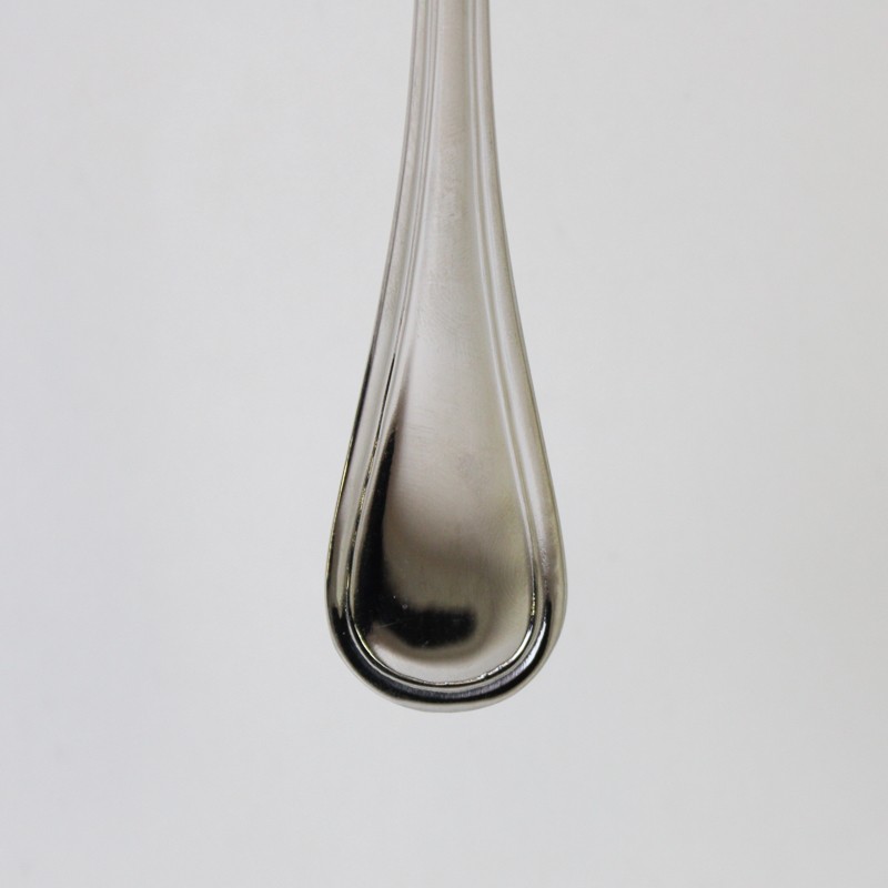 Wallace Silver Royal Thread Pattern 18/10 SS Solid Serving Fork 8.75" Rare Item