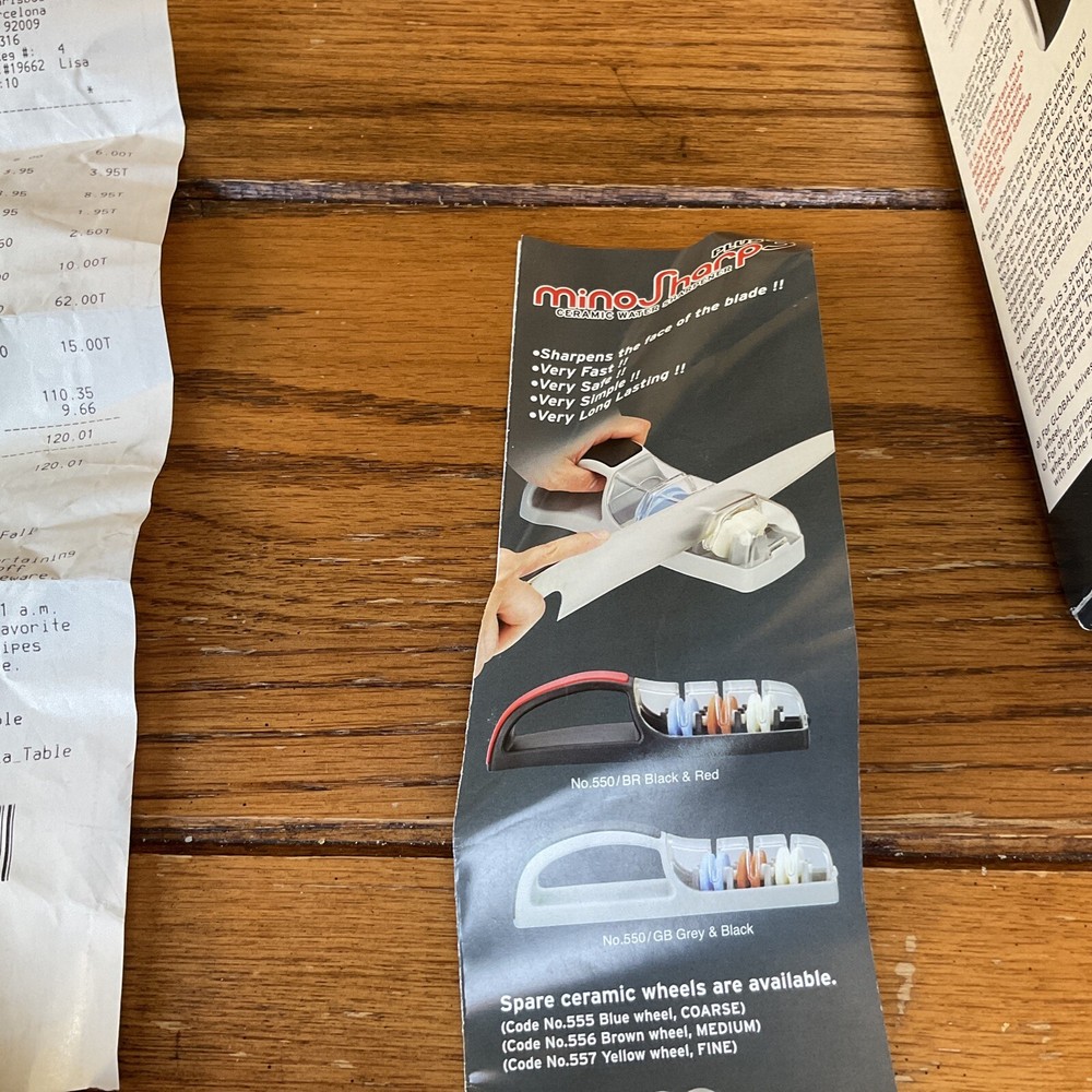 JAPAN Mino Sharp Plus 3 Ceramic Stone Water Sharpener No.550